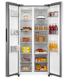 MIDEA RÉFRIGÉRATEUR SIDE BY SIDE INOX – Image 3