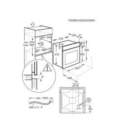 FAURE FOUR PYROLYSE MULTIFONCTION ENCASTRABLE INOX – Image 5