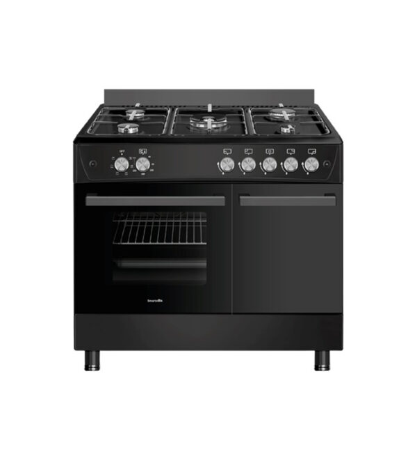 CUISINÈRE-BUTANETTE-5-FEUX-&-FOUR-À-GAZ-BLACK