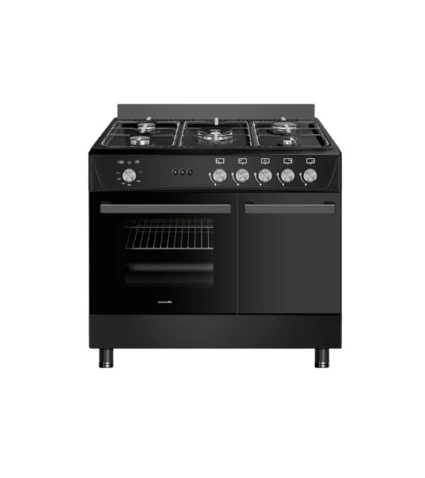 CUISINÈRE-BUTANETTE-5-FEUX-&-FOUR-ELECTRIQUE-BLACK