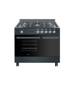 CUISINÈRE BUTANETTE 5 FEUX & FOUR ELECTRIQUE GREY COOKS – Image 1