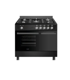 CUISINÈRE BUTANETTE 5 FEUX & FOUR ELECTRIQUE INOX COOKS – Image 1