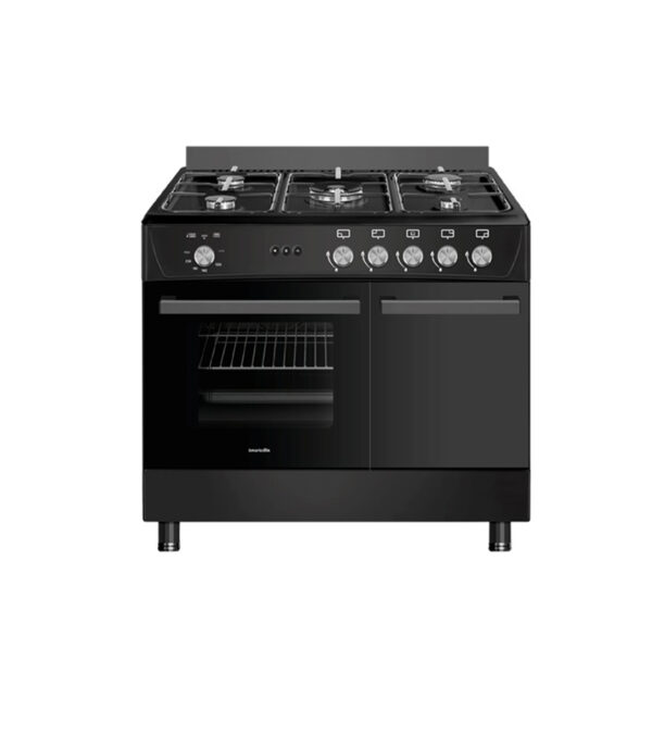 CUISINÈRE-BUTANETTE-5-FEUX-&-FOUR-ELECTRIQUE-INOX